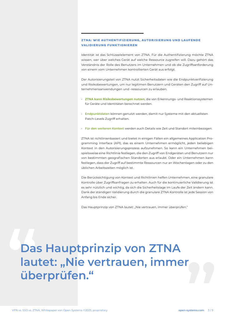 Innenseite aus dem Dokument