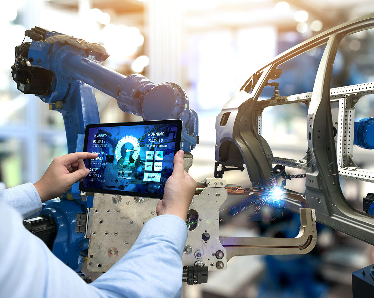 Contrôle des machines et IoT sécurisés à distance dans l'atelier