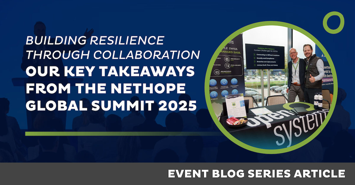 Building Resilience Through Collaboration ,  Our Key Takeaways from the NetHope Global Summit 2025